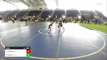 95 lbs Consi Of 4 - Riley Hughes, Pahranagat Valley vs Zander Rogers, Pounders WC