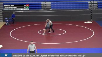 285 lbs Quarterfinal - Basheer Hadi, Marymount University vs Cole Matulenko, Wisconsin Eu Claire