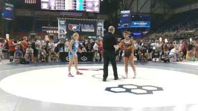 120 lbs Cons. Rd Of 32 - Lillian Hulegaard, Washington vs Emmaline Kouw, Michigan
