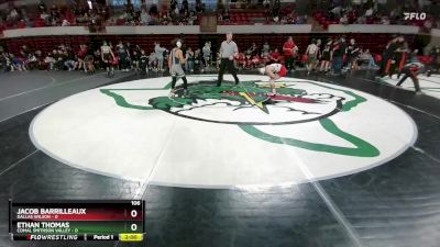 106 lbs Round 1 (16 Team) - Jacob Barrilleaux, Dallas Wilson vs Ethan Thomas, Comal Smithson Valley