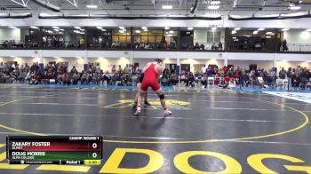 197 lbs Champ. Round 1 - Doug Morris, Alma College vs Zakary Foster, Olivet