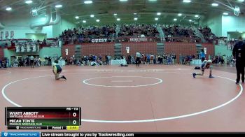 113 lbs Cons. Round 3 - Wyatt Abbott, Whiteland Wrestling Club vs Micah Tonte, Franklin Wrestling Club