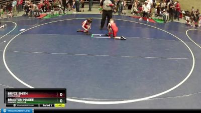 51 lbs Cons. Round 1 - Bryce Smith, Castle Dale vs Braxton Magee, Cowboy Mat Club