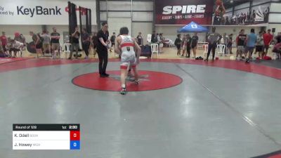 70 kg Round Of 128 - Kailan Odell, Boone RTC vs Josh Howey, Michigan