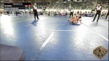 65 lbs Final - Bo Evans, Ogden's Outlaws Wrestling Club vs Lucille Spradling, F-5 Grappling