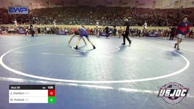 106 lbs Round Of 32 - Jace Haddon, Standfast vs Westin Pollock, Owasso Takedown Club