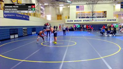 285 lbs Champ. Round 1 - Steven Elwell, Ottawa University vs Ezequiel Palos, Unaffiliated