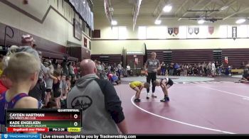 SPW-18 lbs Quarterfinal - Cayden Hartman, CPU Wrestling Club vs Kade Engelken, Maquoketa Valley WildCats