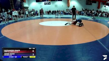 120 lbs Champ. Round 1 - Alexander Panos, River City Wrestling LLC vs Derek Bush, Machine Shed