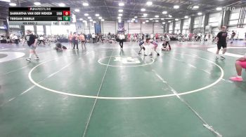 107 lbs Rr Rnd 2 - Samantha Van Der Weken, 5forty Lady Brawlers II vs Teegan Sibble, Evil Empire