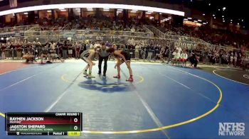 1A 120 lbs Champ. Round 1 - Jagston Shepard, Saint Stephen`s Episcopal School vs Raymen Jackson, Palm Bay