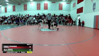 100 lbs Quarterfinal - Ella Simon, Perry (Massillon) vs Penny Edwards, Roosevelt