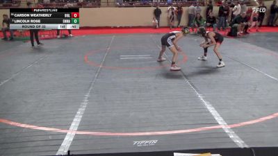 75_B lbs Round Of 32 - Carson Weatherly, Biglerville vs Lincoln Rose, Emmaus