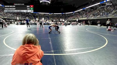 75 lbs Consy Pigtails - Gavin Miller, Quakertown vs Cole Vincent, Titusville