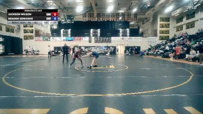 95 - 100 lbs Quarterfinal - Braden Edwards, Unattached vs Jackson Wilson, DDWT