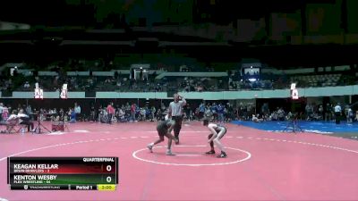 85 lbs Quarterfinal - Keagan Kellar, Bruin Brawlers vs Kenton Wesby, Flex Wrestling