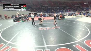 6A Boys 144 lbs Cons. Round 2 - Miles Leonard, Sherwood Boys vs Paolo Espinosa McLennan, Sherwood Boys