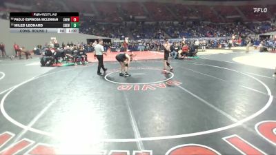 6A Boys 144 lbs Cons. Round 2 - Miles Leonard, Sherwood Boys vs Paolo Espinosa McLennan, Sherwood Boys