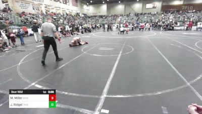 138 lbs 2nd Place - Mitch Miller, Other Team vs Jack Ridgel, Truckee WC