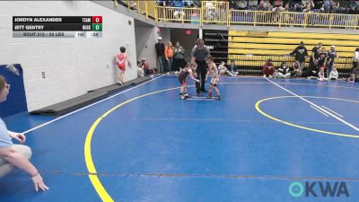 37 lbs Rr Rnd 1 - Alayna Marin, Woodward Youth Wrestling vs Hadley King, Bartlesville Wrestling Club