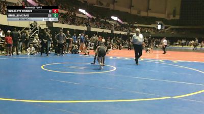 79-85 lbs Round 1 - Brielle McRae, Chester vs Scarlett Robins, Norfolk Christian