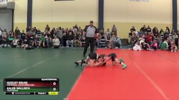 80 lbs Quarterfinal - Kaleb Wallisch, Team Nazar vs August Kruse, Centennial Youth Wrestling