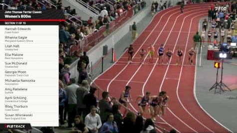 Women's 800m, Finals 11