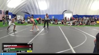 130 lbs Round 1 (10 Team) - Brennan Kicker, Medina vs Yhantz Irwin, Bandits