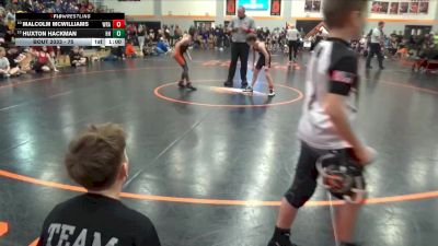 75 lbs Quarterfinal - Malcolm McWilliams, Wrath vs Huxton Hackman, Hammerin Hawks
