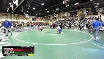 120 lbs Champ. Round 2 - Henry Kang, San Marino vs Jake Marzi, Temecula Valley