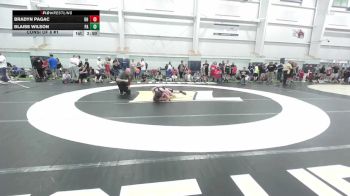 114 lbs Consi Of 8 #1 - Bradyn Pagac, OH vs Blaise Wilson, PA