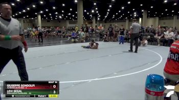 80 lbs Quarters & 1st Wb (16 Team) - Levi Segal, Panhandle Punishers vs Giuseppe Gondolfi, Alabama Elite Red