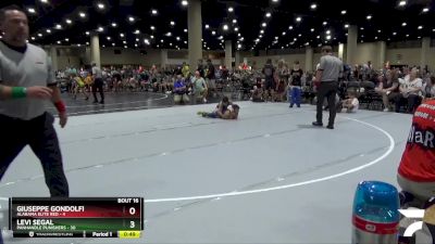 80 lbs Quarters & 1st Wb (16 Team) - Levi Segal, Panhandle Punishers vs Giuseppe Gondolfi, Alabama Elite Red