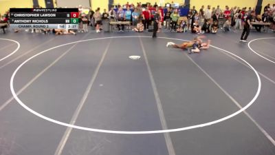 132 lbs Champ. Round 2 - Christopher Lawson, IA vs Anthony Nichols, MN