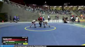 62 lbs Cons. Round 3 - Layton Henning, Viper vs Blake Casey, Idaho Gold