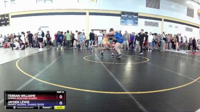 150 lbs Cons. Round 2 - Terran Williams, Warren Wrestling Academy vs Jayden Lewis, Midwest Regional Training Center