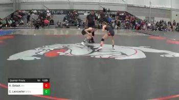 91 lbs Quarterfinal - Alexandra Sebek, Oak Forest Warriors vs Claire Lancaster, Okwa