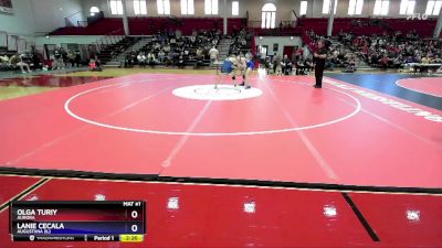 143 lbs Cons. Round 2 - Olga Turiy, Aurora vs Lanie Cecala, Augustana (IL)