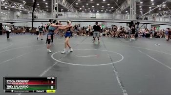 115 lbs Round 5 (8 Team) - Tyson Crowsey, Team Gotcha White vs Trey Salvaggio, Mat Warriors Red