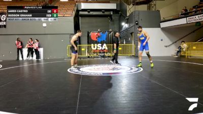 Junior Boys - 165 lbs Quarters - Jameson King, Frontier High School Wrestling vs Elias DelosReyes, Will C Wood High School Wrestling