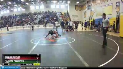 132 lbs Cons. Round 2 - Conner Reeves, Palm Harbor University vs Massimo Pellicano, Venice