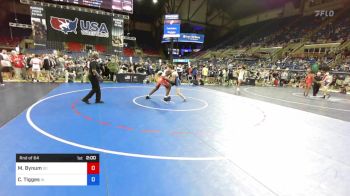 182 lbs Rnd Of 64 - Malachi Bynum, South Carolina vs Cain Tigges, Iowa