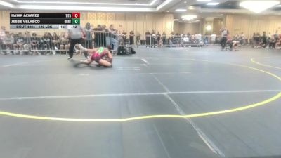 120 lbs Consi Of 32 #2 - Hawk Alvarez, Titan Mercury WC vs Jesse Velasco, Ocrtc