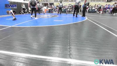 58 lbs Round Of 32 - Hank Hurd, Pawhuska Elks Takedown vs Wake Johnson, Comanche Takedown Club