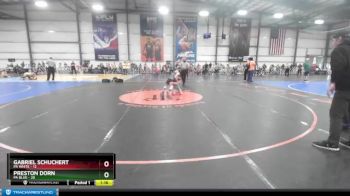 84 lbs Rd# 7- 10:45am Saturday Final Pool - Preston Dorn, PA Blue vs Gabriel Schuchert, PA White