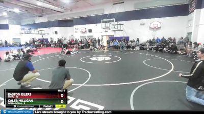 144 lbs Round 1 (4 Team) - Easton Eilers, Royal vs Caleb Milligan, Walla Walla