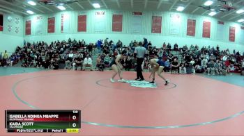 130 lbs Quarterfinal - Isabella Ndinga Mbappe, Olentangy Orange vs Kaida Scott, Tallmadge