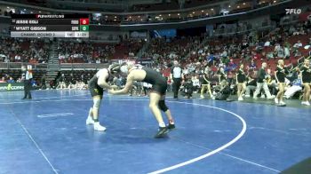 3A-175 lbs Champ. Round 2 - Wyatt Gibson, Southeast Polk vs Jesse Egli, Fort Dodge