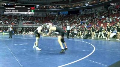 3A-175 lbs Champ. Round 2 - Wyatt Gibson, Southeast Polk vs Jesse Egli, Fort Dodge