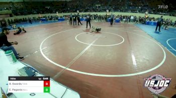 70 lbs Consi Of 4 - Bodie Swords, Tonkawa Takedown Club vs Elijah Pagonis, BullTrained